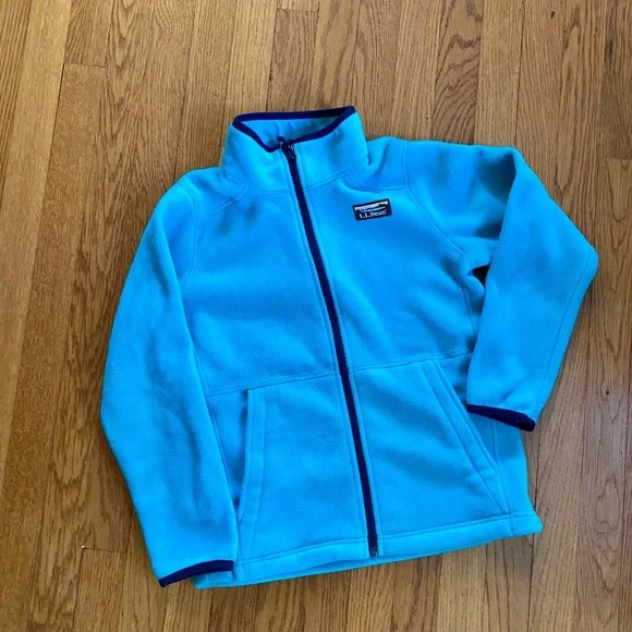 NWOT LLBean Girls Fleece Jacket - Picture 1 of 7